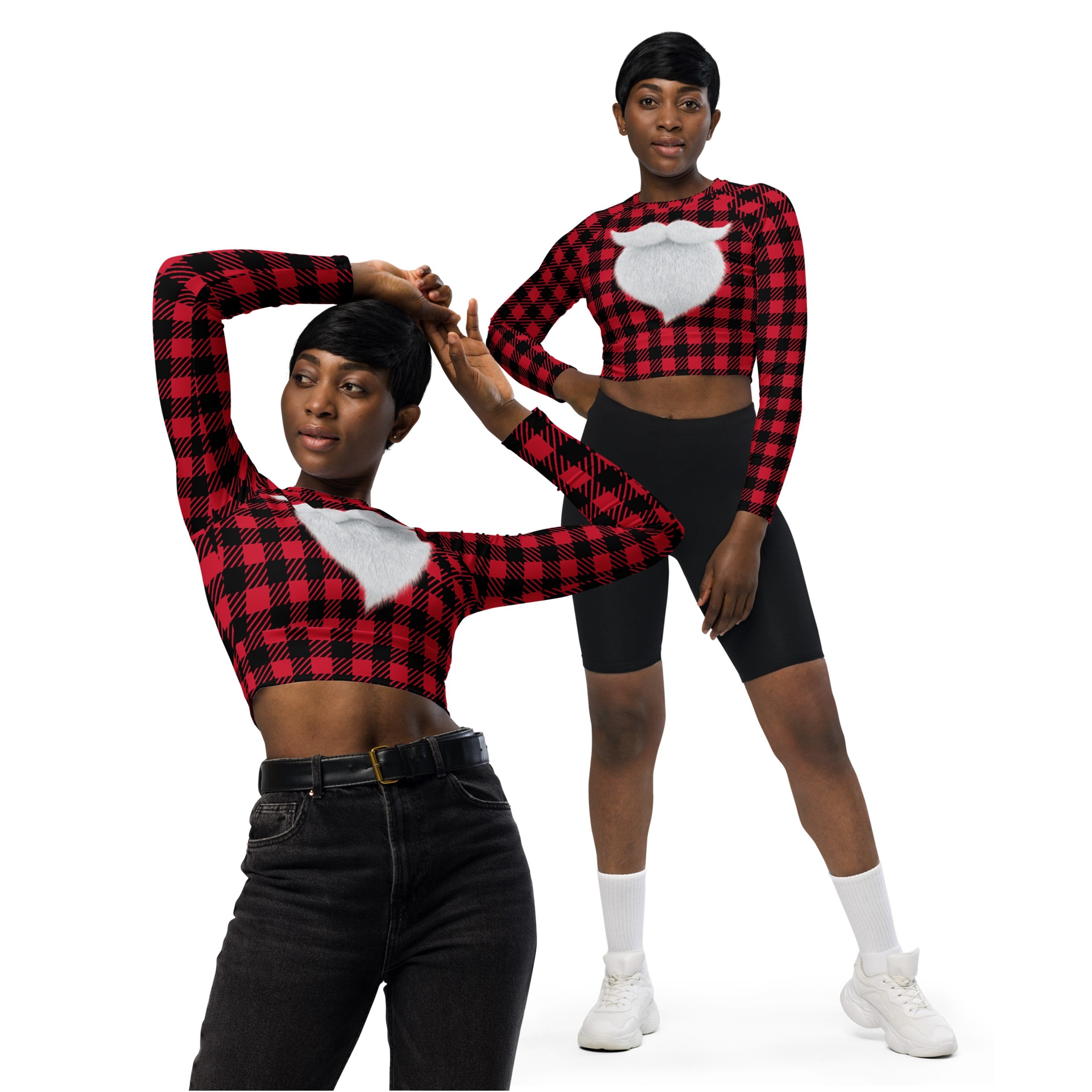 plaid-christmas-colors-santa-cropped-long-sleeved-top-girls-wickedyo1